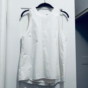 Alexis white sleeveless blouse